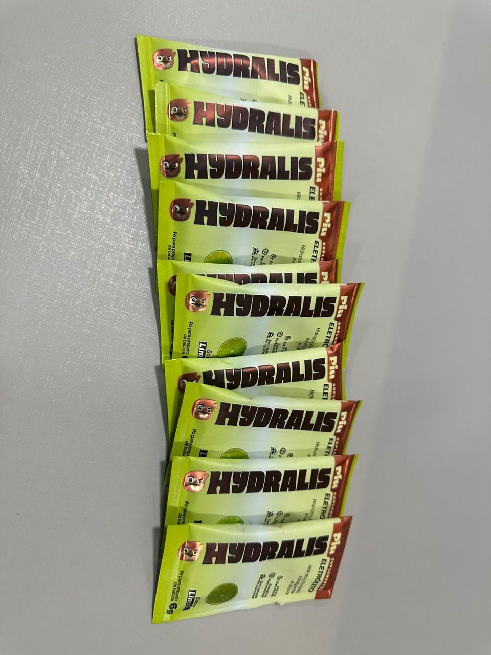 Sachês reais de Hydralis Limão da Piu